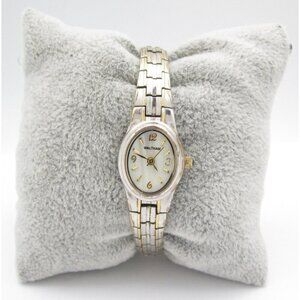 Women Waltham Quartz WR Analog 16mm Oval Watch (H999) "New Battery"